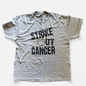 Strike out cancel baseball theme - 100% net sales goes to St. Jude Hospital